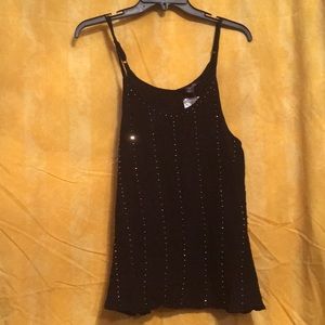 Beaded Tank Top (16W) Brand New